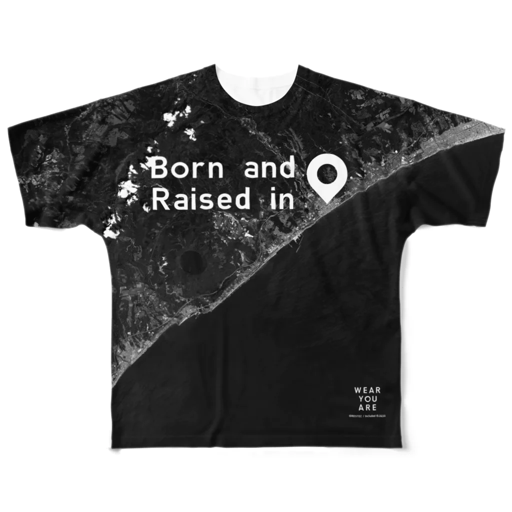 WEAR YOU AREの北海道 白老郡 Tシャツ 両面 フルグラフィックTシャツ