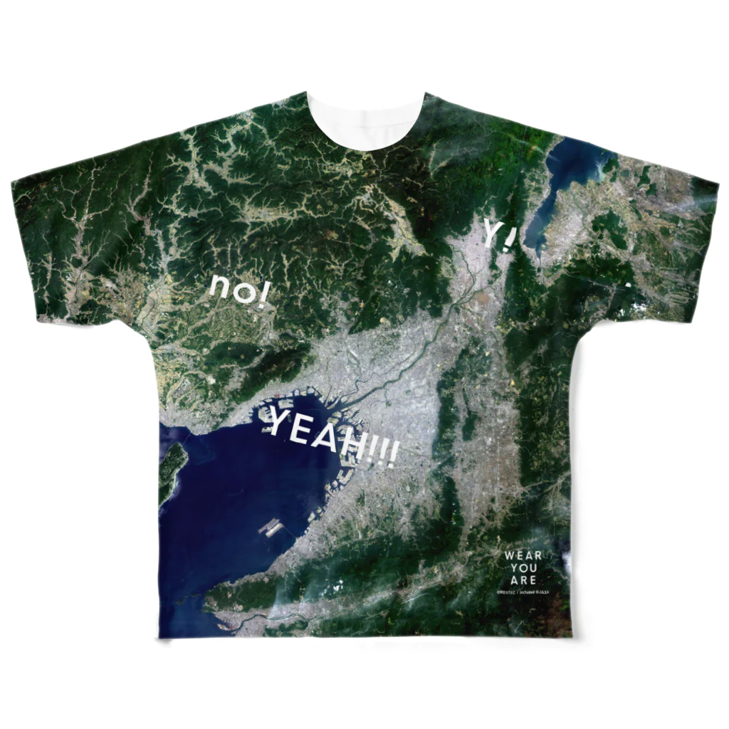 WEAR YOU AREの大阪府 豊中市 Tシャツ 両面 フルグラフィックTシャツ