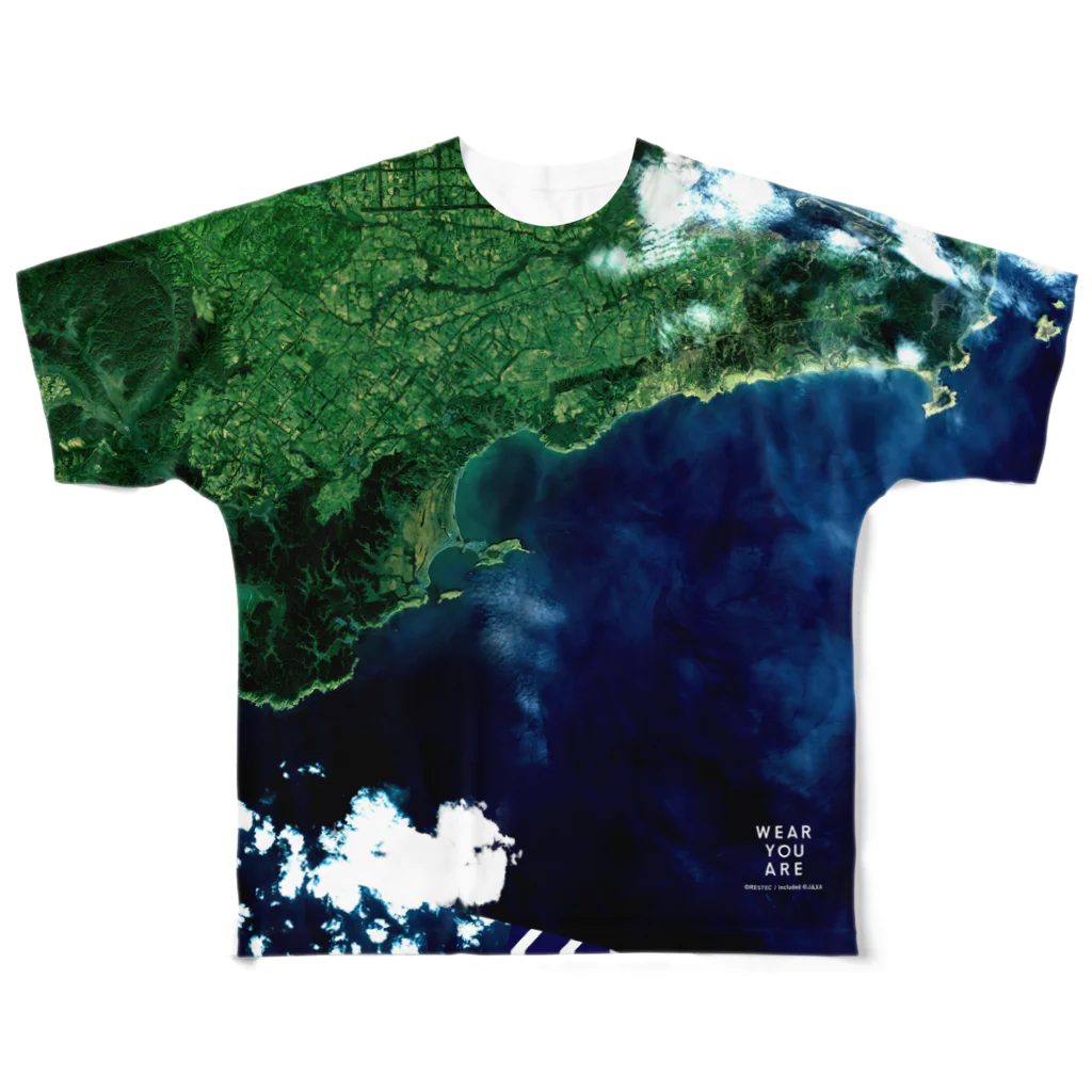 WEAR YOU AREの北海道 厚岸郡 Tシャツ 片面 All-Over Print T-Shirt