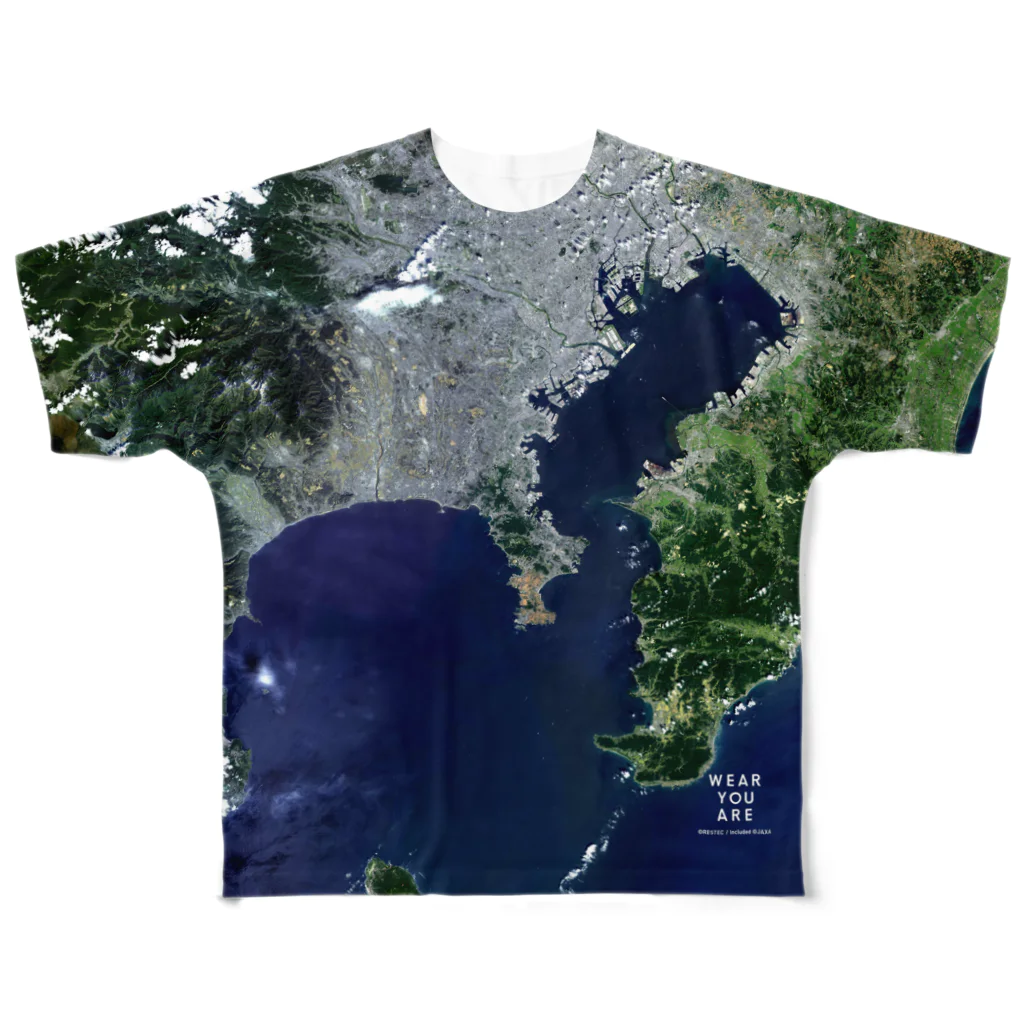 WEAR YOU AREの神奈川県 三浦郡 Tシャツ 両面 フルグラフィックTシャツ