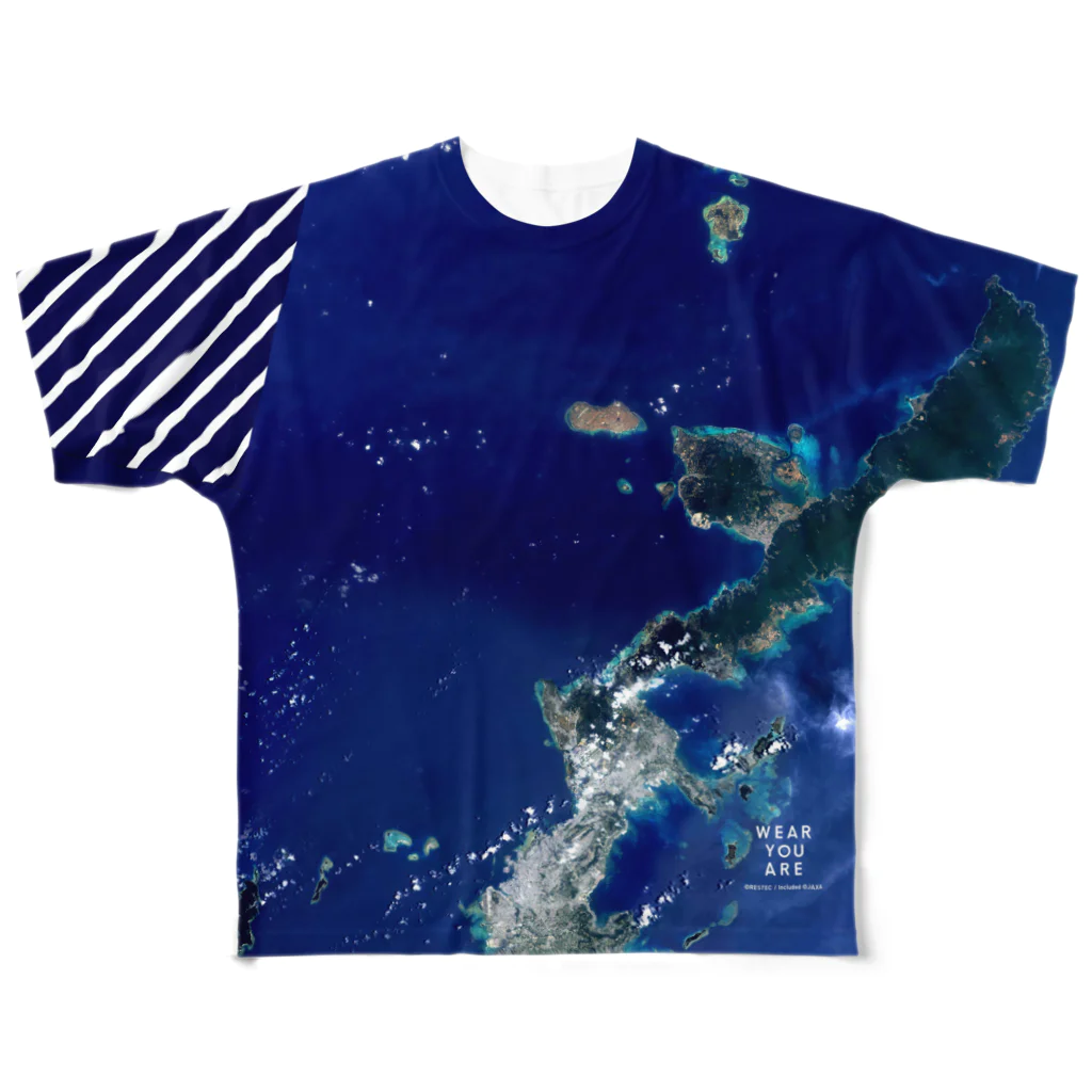 WEAR YOU AREの沖縄県 国頭郡 Tシャツ 両面 フルグラフィックTシャツ