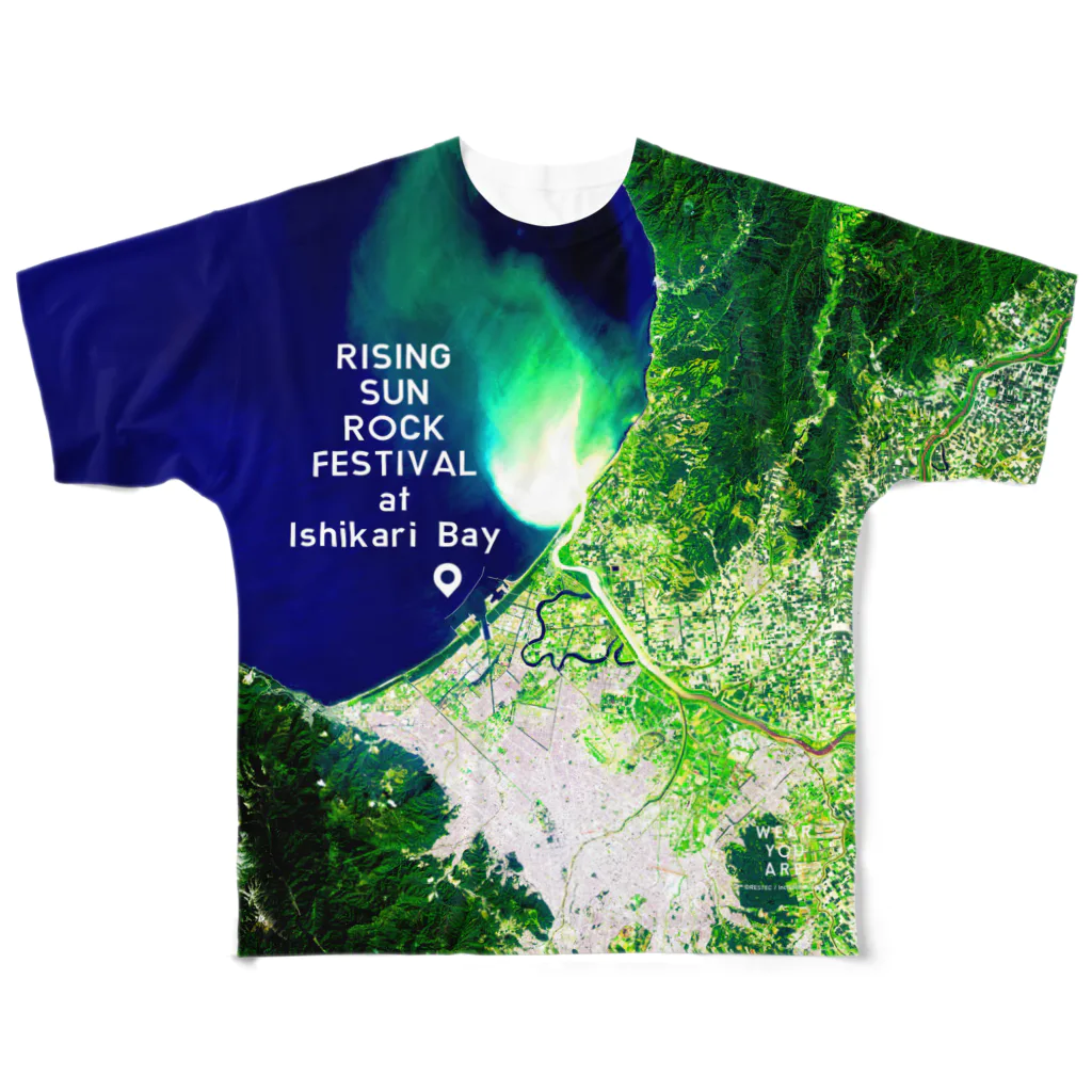 WEAR YOU AREの北海道 小樽市 Tシャツ 両面 フルグラフィックTシャツ