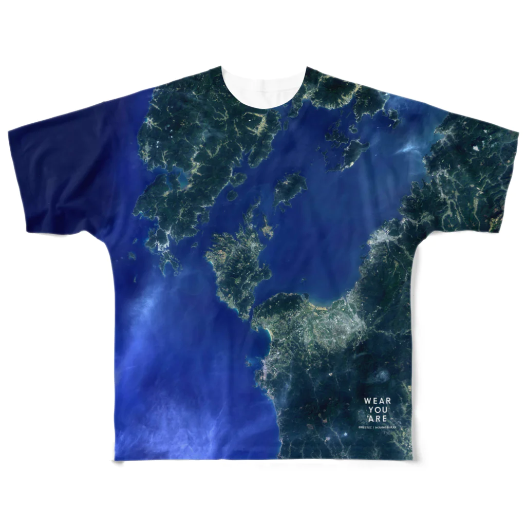 WEAR YOU AREの鹿児島県 出水郡 Tシャツ 両面 フルグラフィックTシャツ