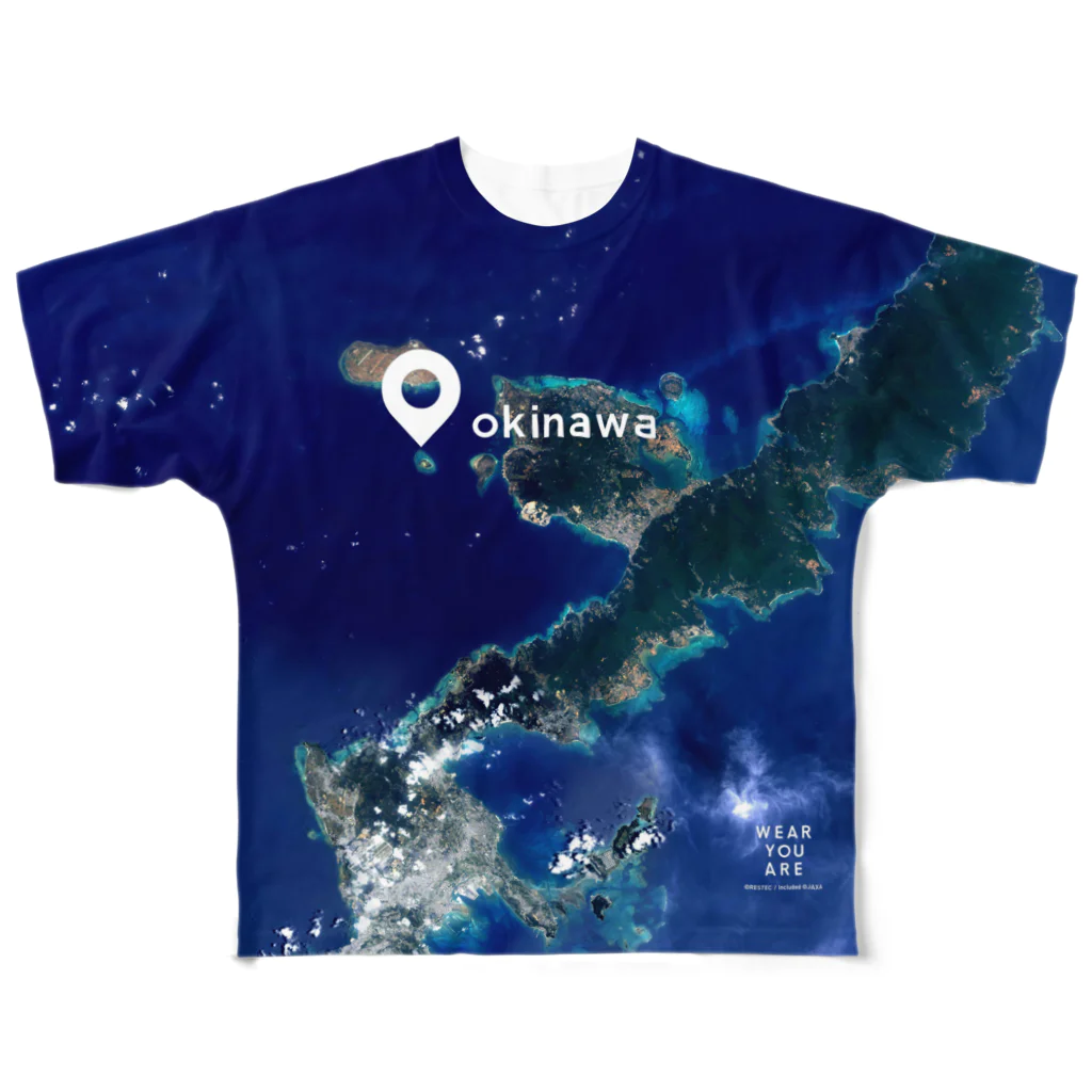 WEAR YOU AREの沖縄県 国頭郡 Tシャツ 両面 フルグラフィックTシャツ