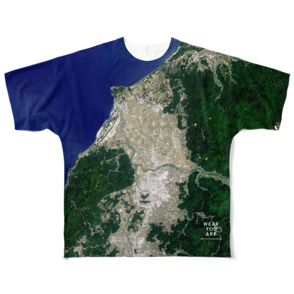 WEAR YOU AREの福井県 坂井市 Tシャツ 両面 All-Over Print T-Shirt