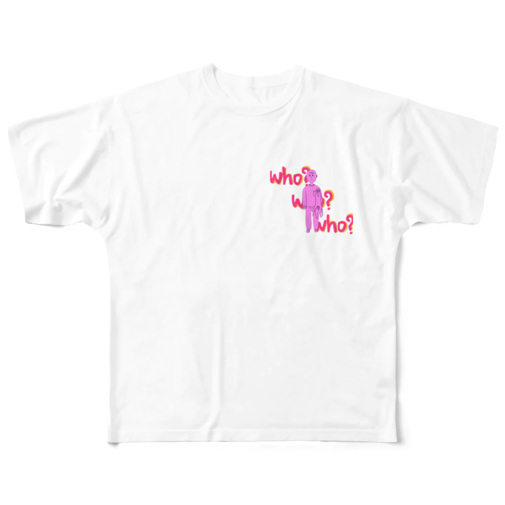 CAのうさぎを捕まえた少年 All-Over Print T-Shirt