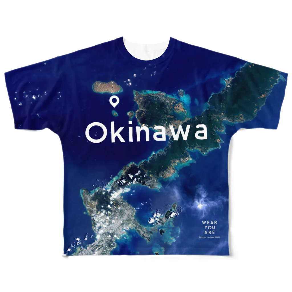 WEAR YOU AREの沖縄県 国頭郡 Tシャツ 両面 フルグラフィックTシャツ