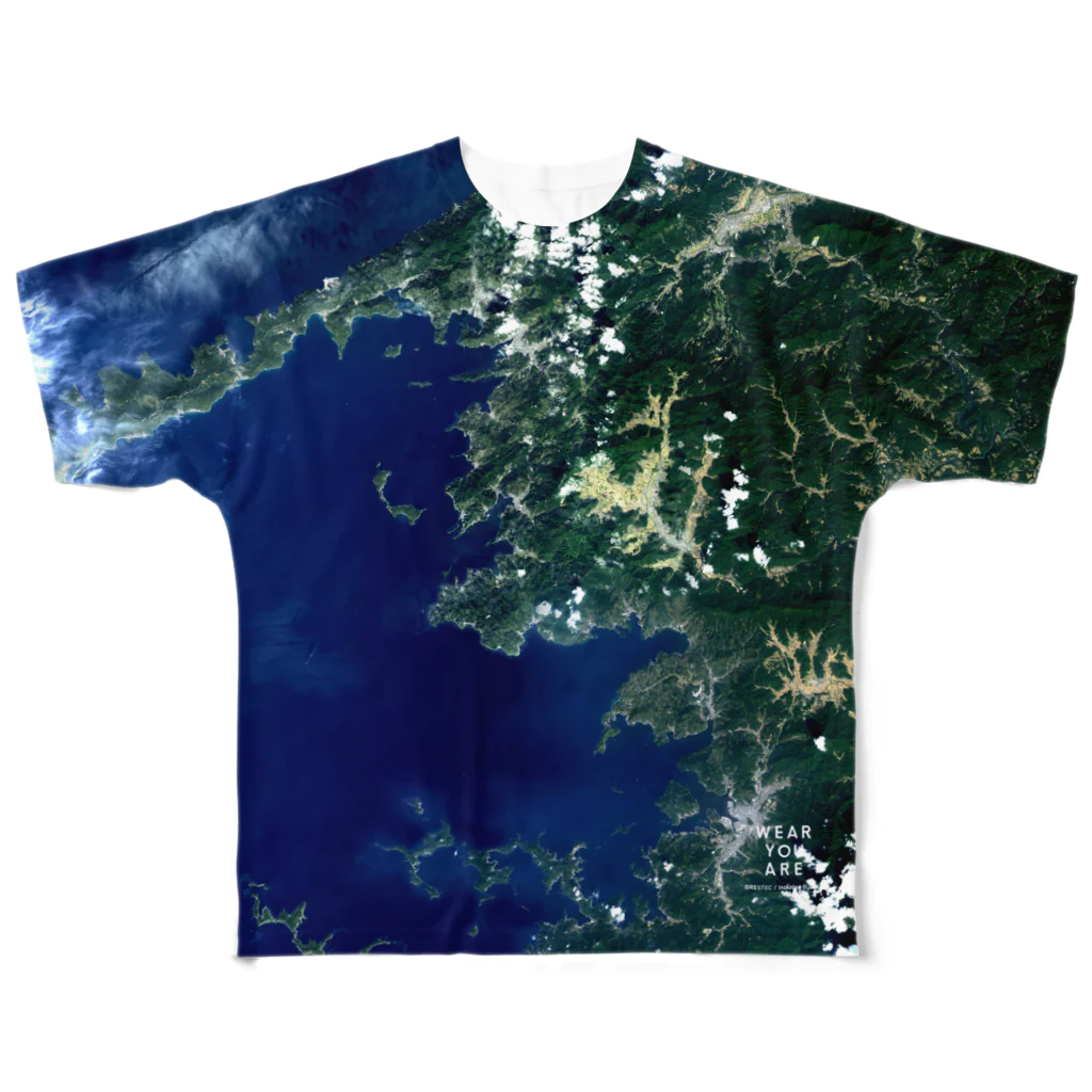 WEAR YOU AREの愛媛県 大洲市 Tシャツ 片面 All-Over Print T-Shirt