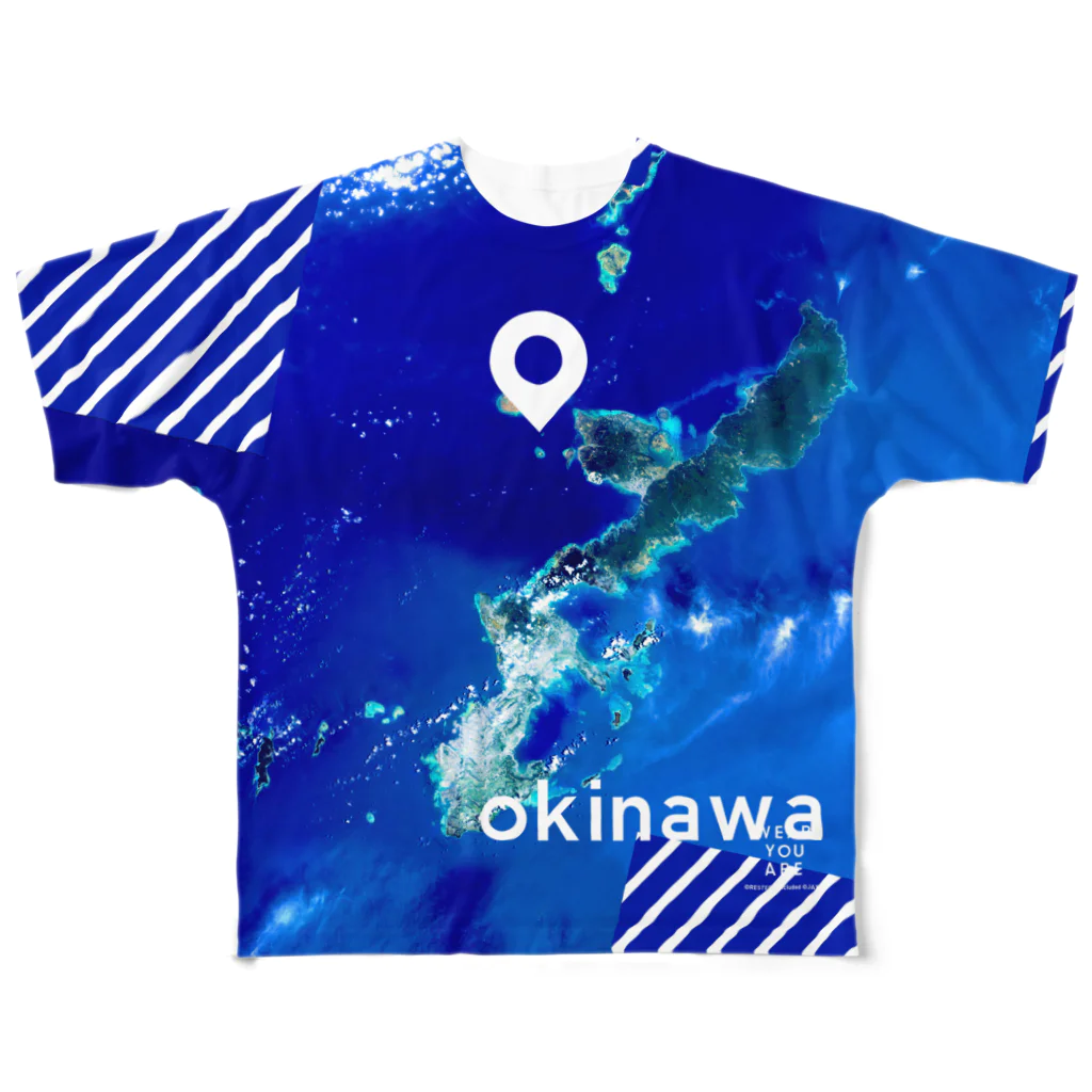 WEAR YOU AREの沖縄県 国頭郡 Tシャツ 両面 フルグラフィックTシャツ