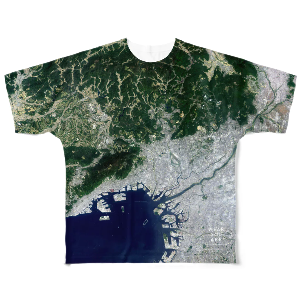 WEAR YOU AREの兵庫県 宝塚市 Tシャツ 両面 All-Over Print T-Shirt