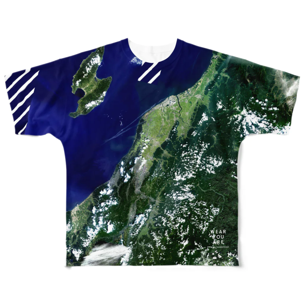 WEAR YOU AREの新潟県 見附市 Tシャツ 両面 All-Over Print T-Shirt