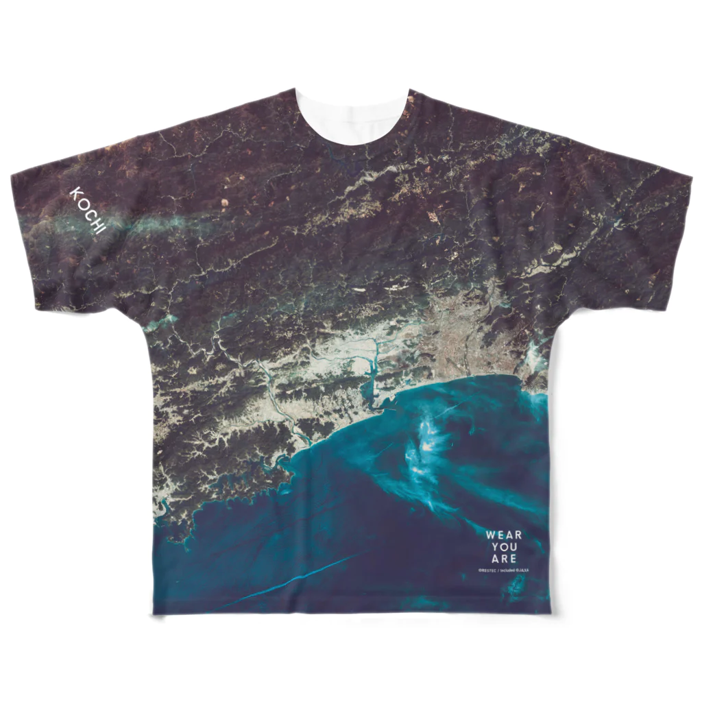 WEAR YOU AREの高知県 高知市 Tシャツ 両面 All-Over Print T-Shirt