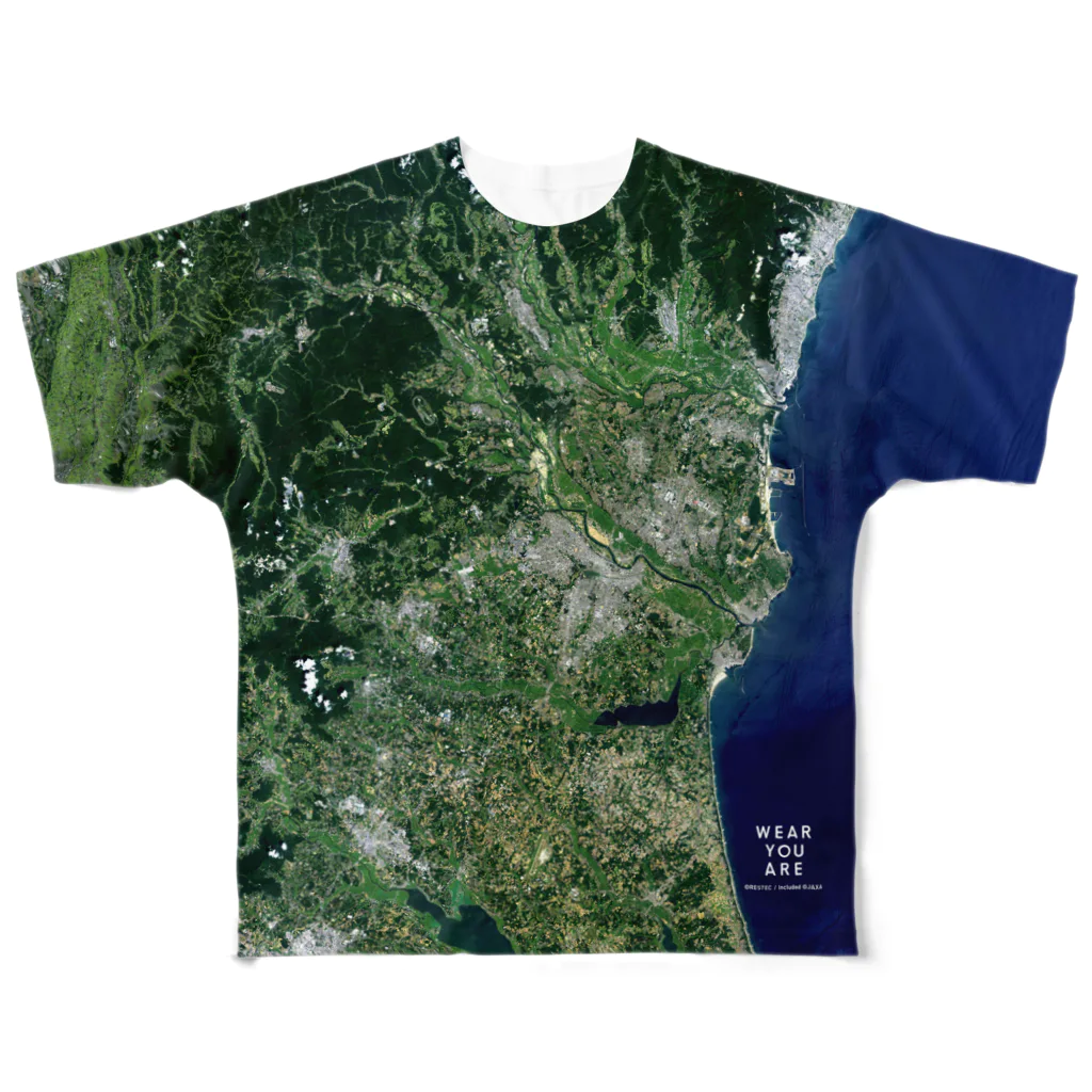 WEAR YOU AREの茨城県 水戸市 Tシャツ 両面 フルグラフィックTシャツ