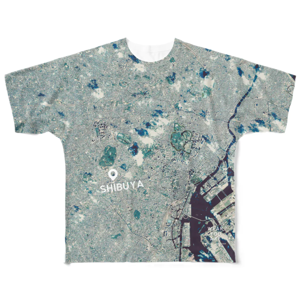 WEAR YOU AREの東京都 渋谷区 Tシャツ 両面 All-Over Print T-Shirt