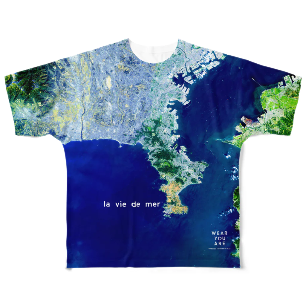 WEAR YOU AREの神奈川県 三浦郡 Tシャツ 両面 フルグラフィックTシャツ