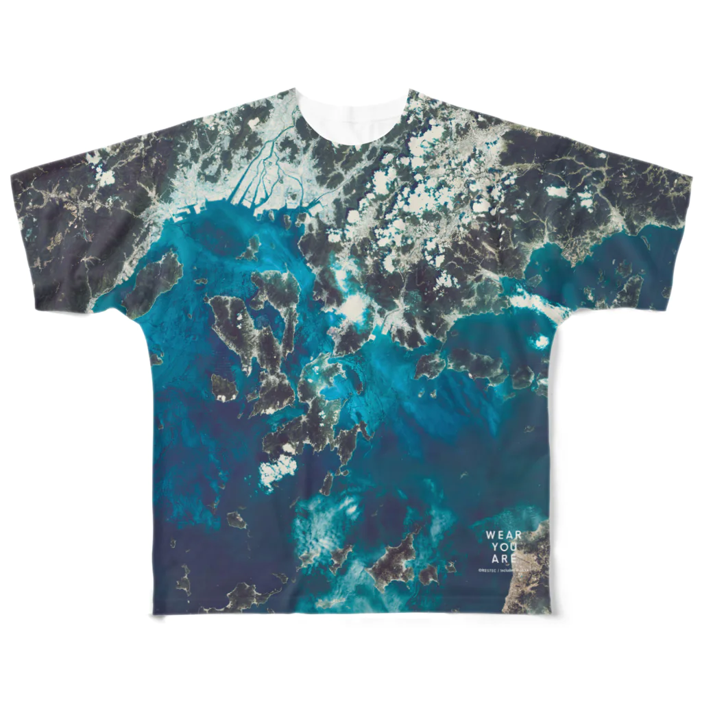 WEAR YOU AREの広島県 呉市 Tシャツ 両面 All-Over Print T-Shirt