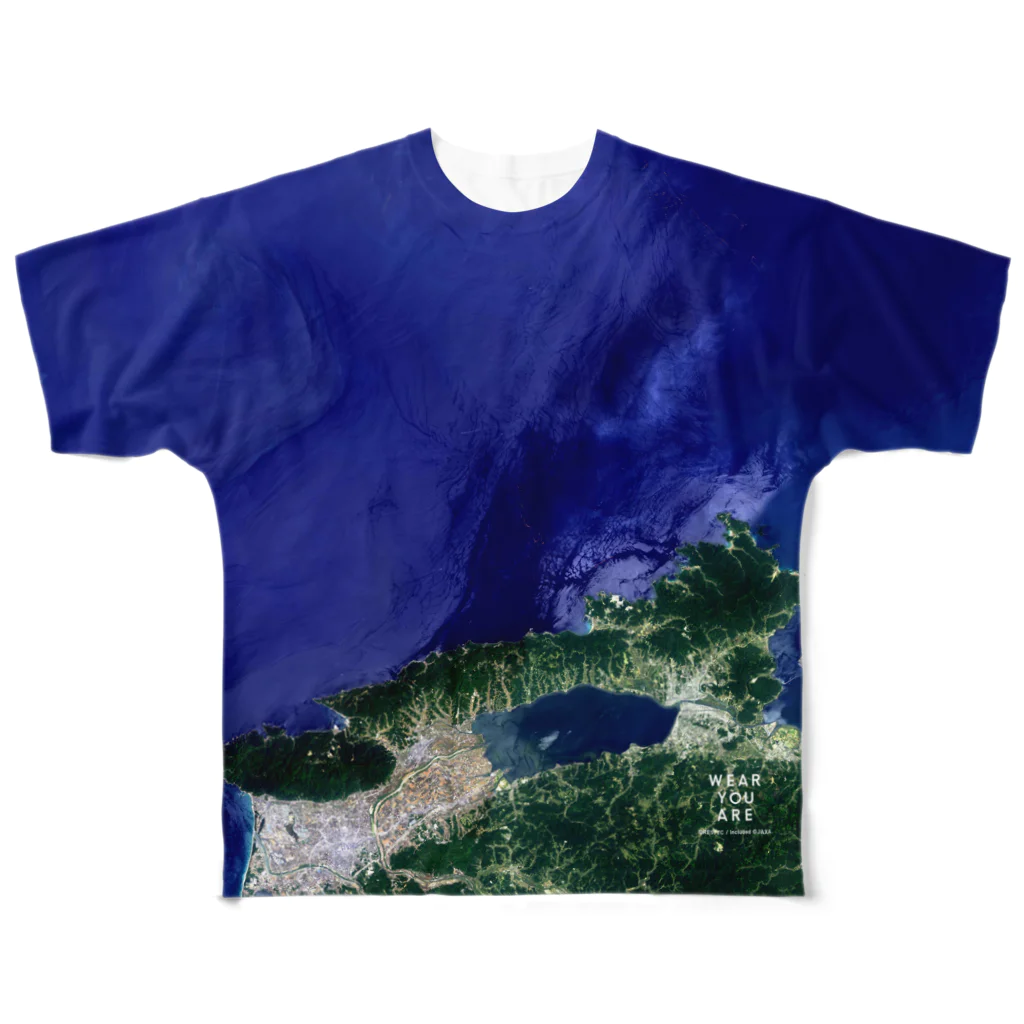 WEAR YOU AREの島根県 松江市 Tシャツ 両面 All-Over Print T-Shirt