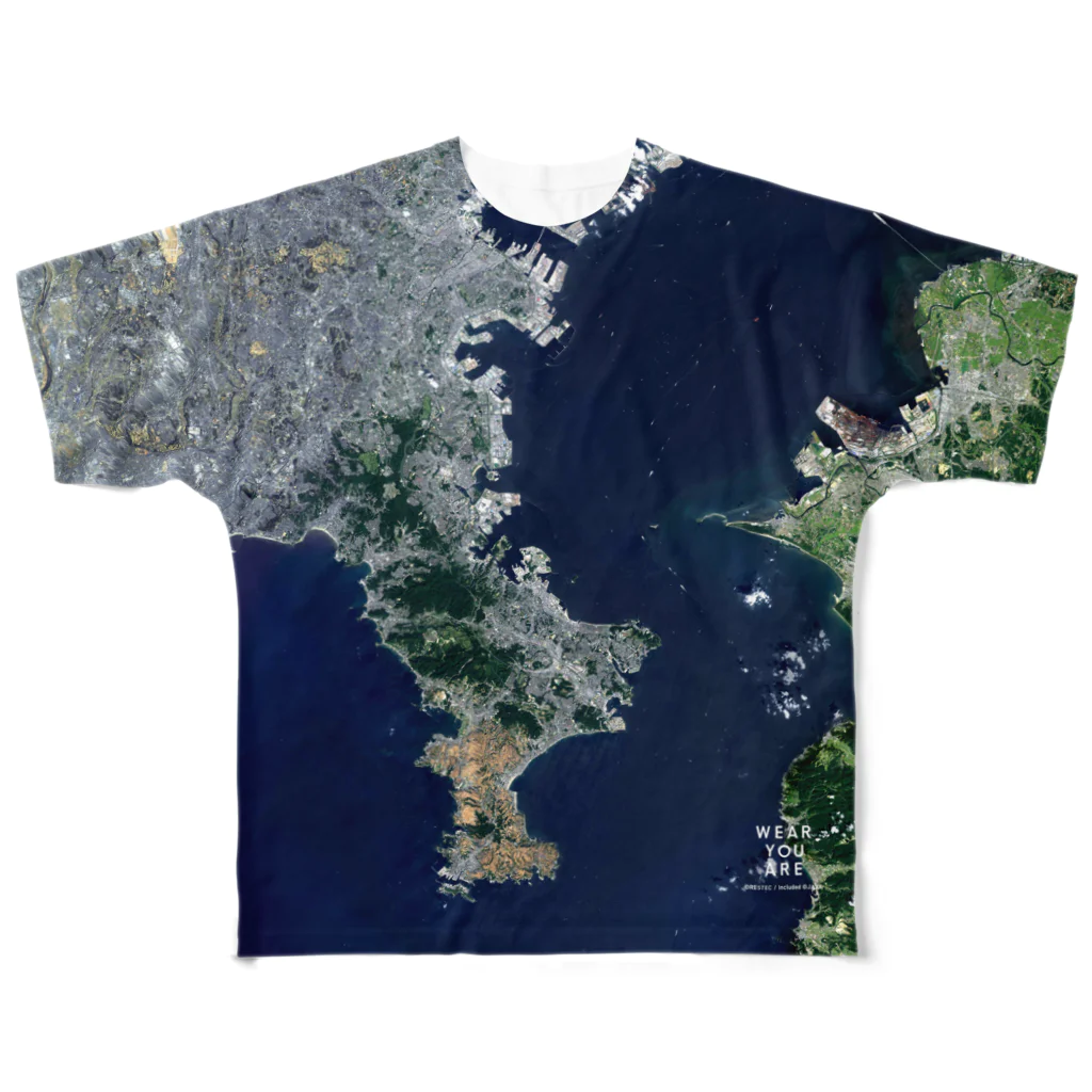 WEAR YOU AREの神奈川県 横須賀市 Tシャツ 両面 All-Over Print T-Shirt