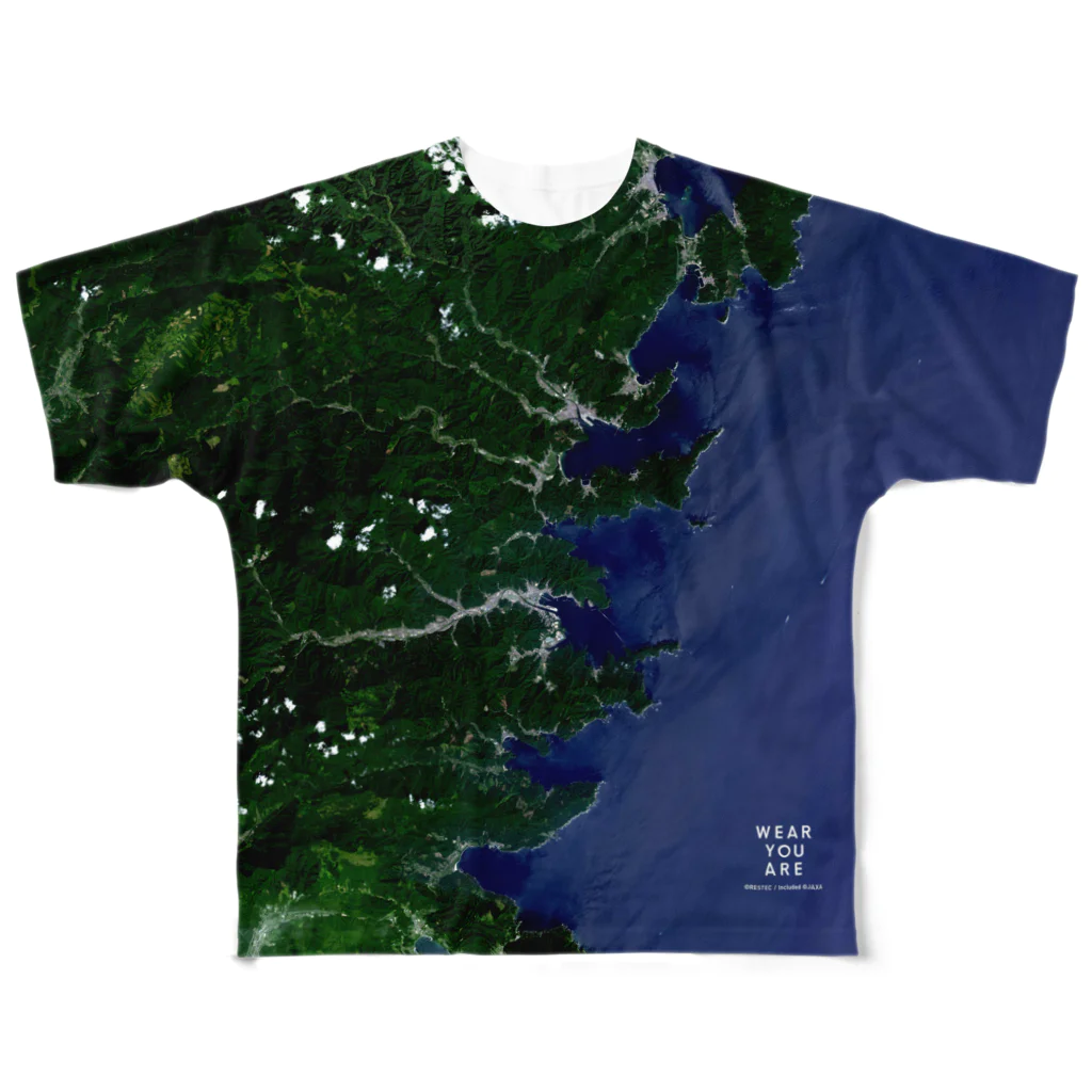 WEAR YOU AREの岩手県 釜石市 Tシャツ 両面 フルグラフィックTシャツ