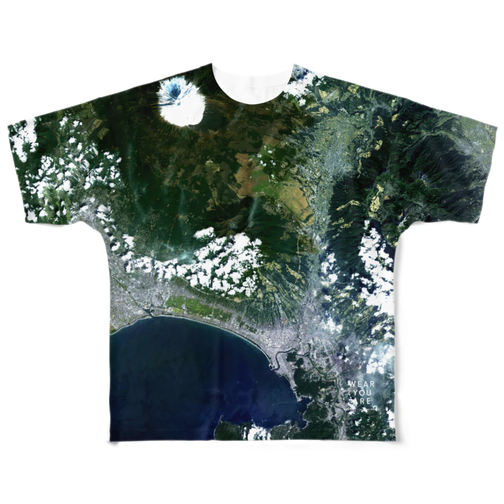 WEAR YOU AREの静岡県 Unnamed Road Tシャツ 両面 All-Over Print T-Shirt