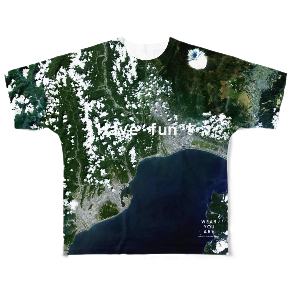 WEAR YOU AREの静岡県 静岡市 Tシャツ 両面 All-Over Print T-Shirt