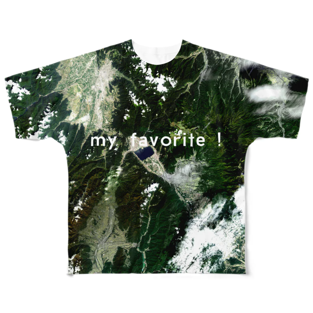 WEAR YOU AREの長野県 諏訪市 Tシャツ 両面 All-Over Print T-Shirt