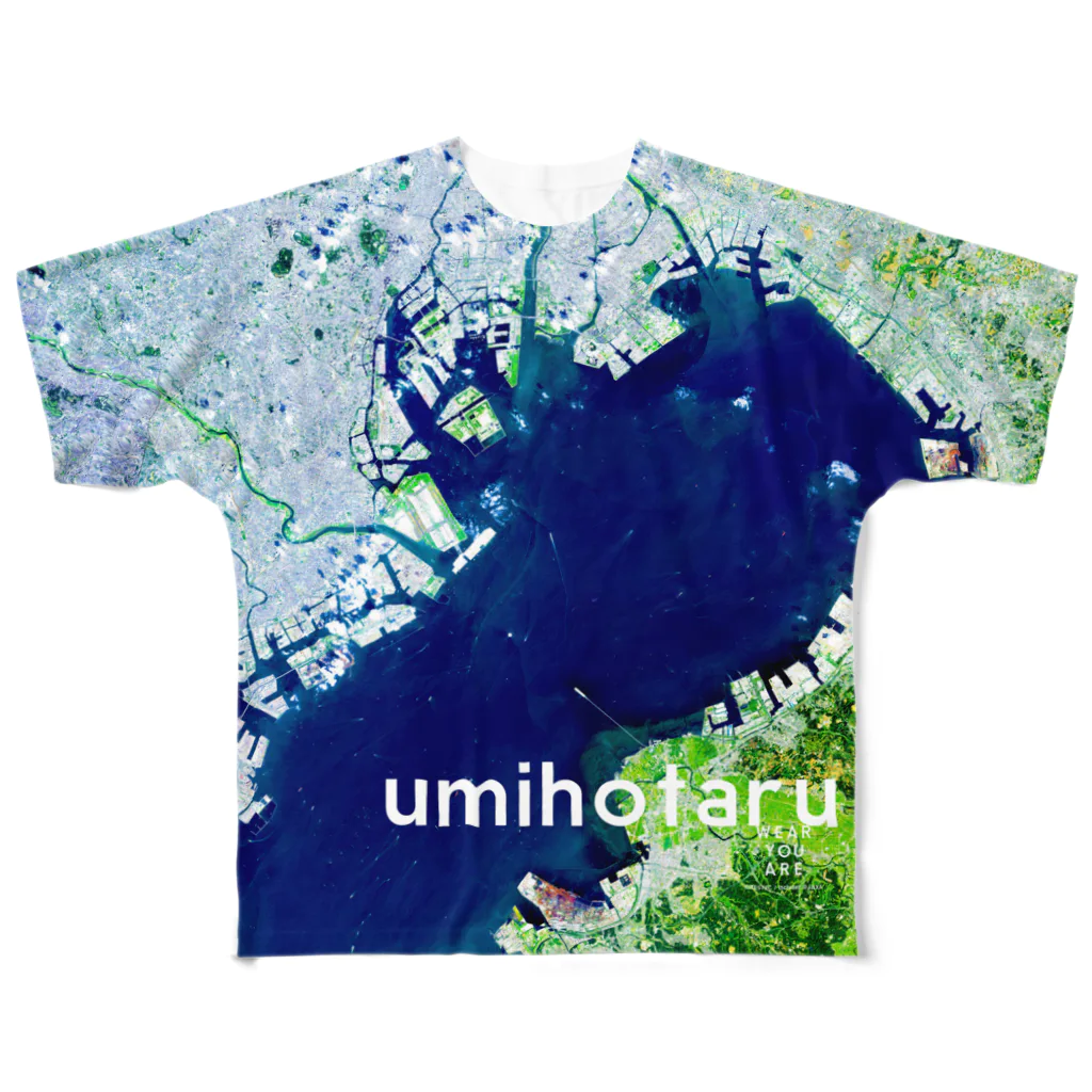 WEAR YOU AREの日本 Tシャツ 両面 All-Over Print T-Shirt