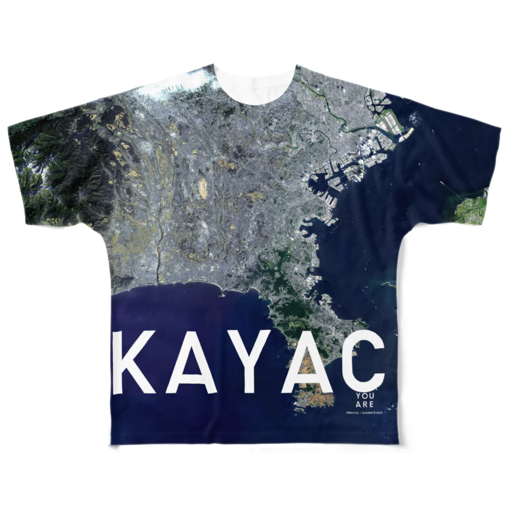 WEAR YOU AREの神奈川県 鎌倉市 Tシャツ 両面 All-Over Print T-Shirt