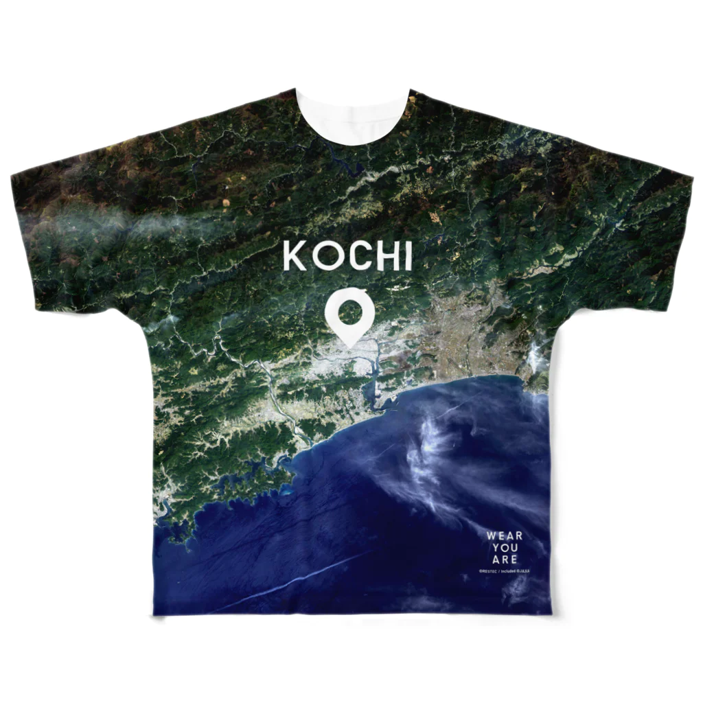 WEAR YOU AREの高知県 高知市 Tシャツ 両面 All-Over Print T-Shirt