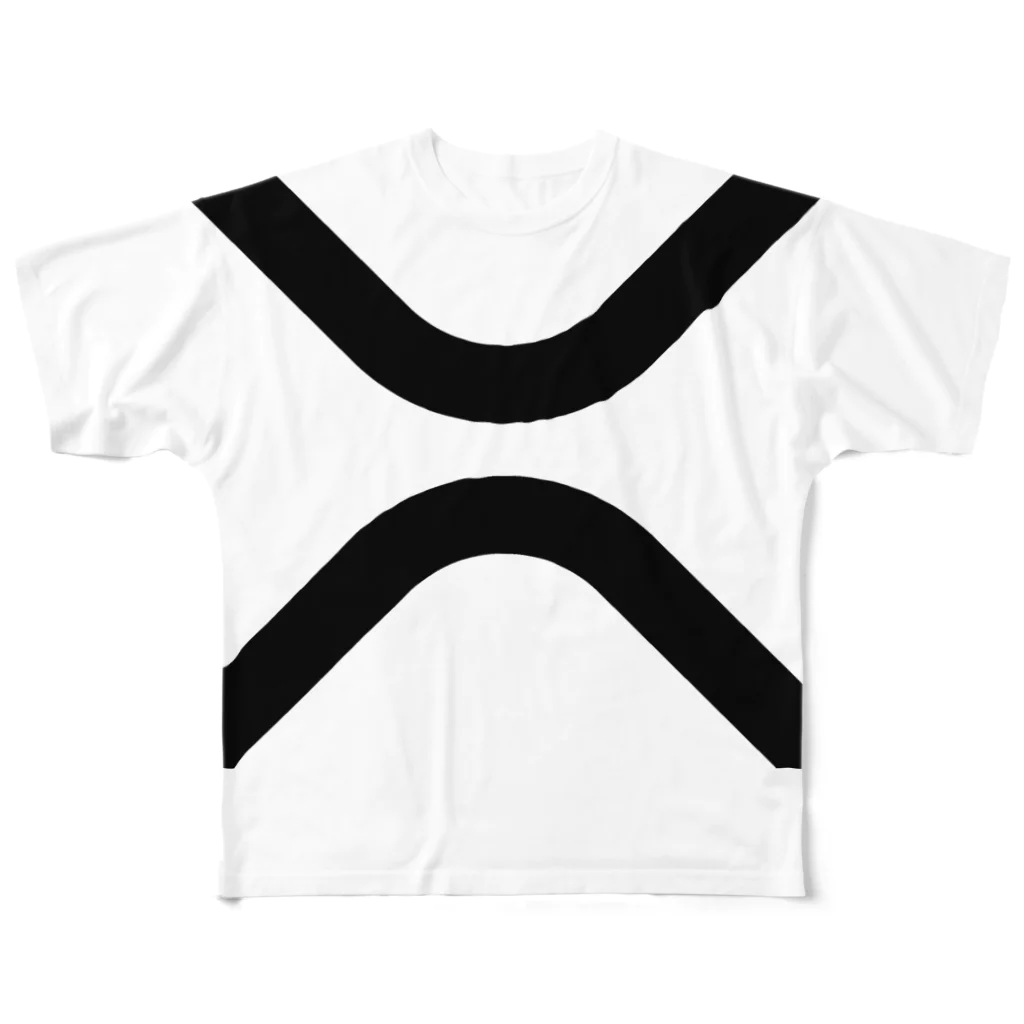 Birdofparadise🌛XRPのXRP T-shirts フルグラフィックTシャツ