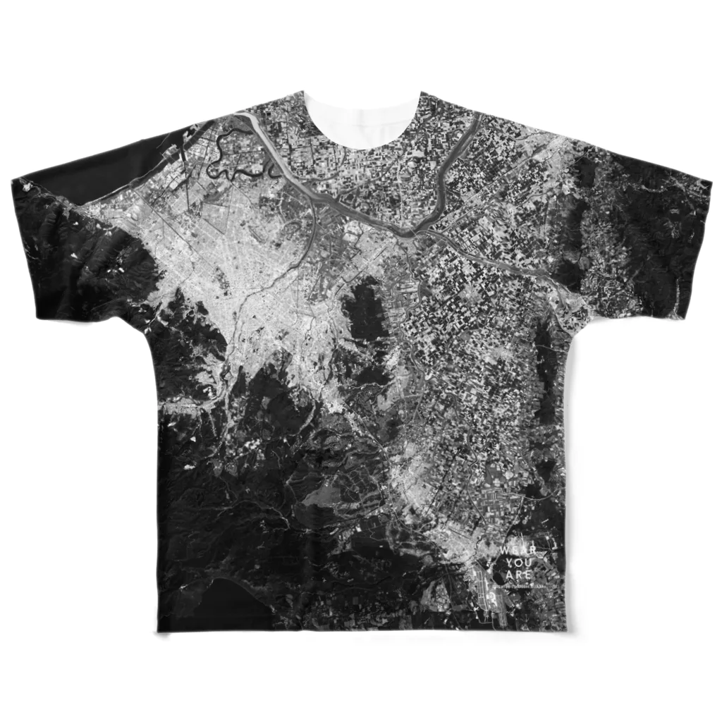 WEAR YOU AREの北海道 北広島市 Tシャツ 両面 All-Over Print T-Shirt