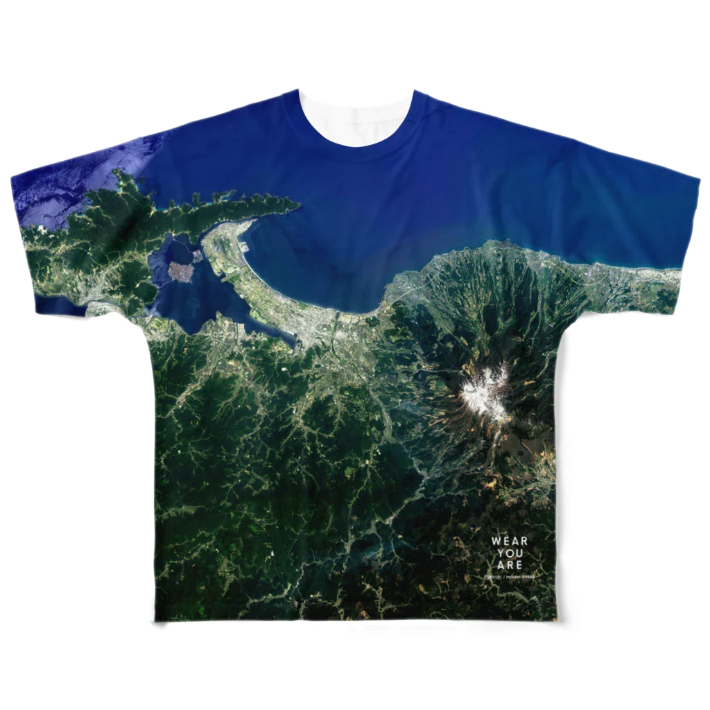 WEAR YOU AREの鳥取県 米子市 Tシャツ 両面 All-Over Print T-Shirt