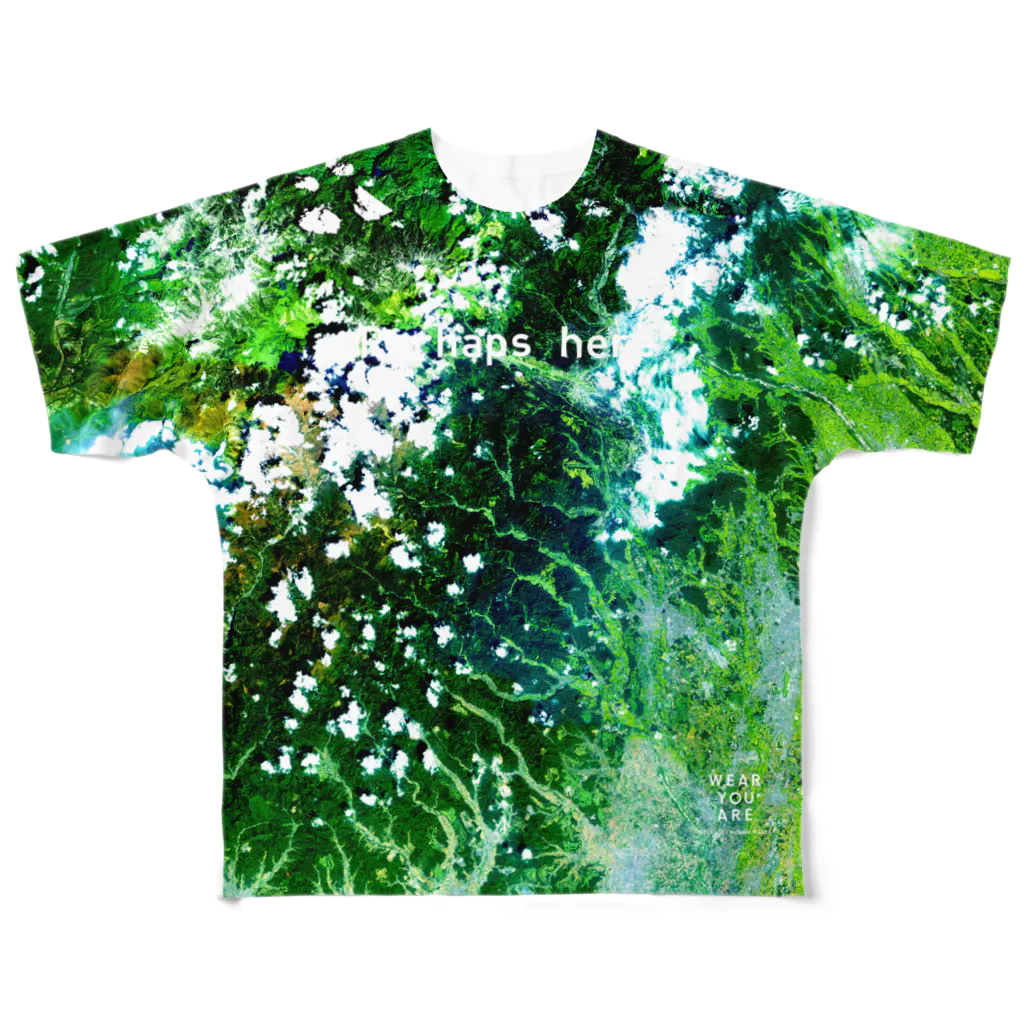 WEAR YOU AREの栃木県 鹿沼市 Tシャツ 両面 All-Over Print T-Shirt