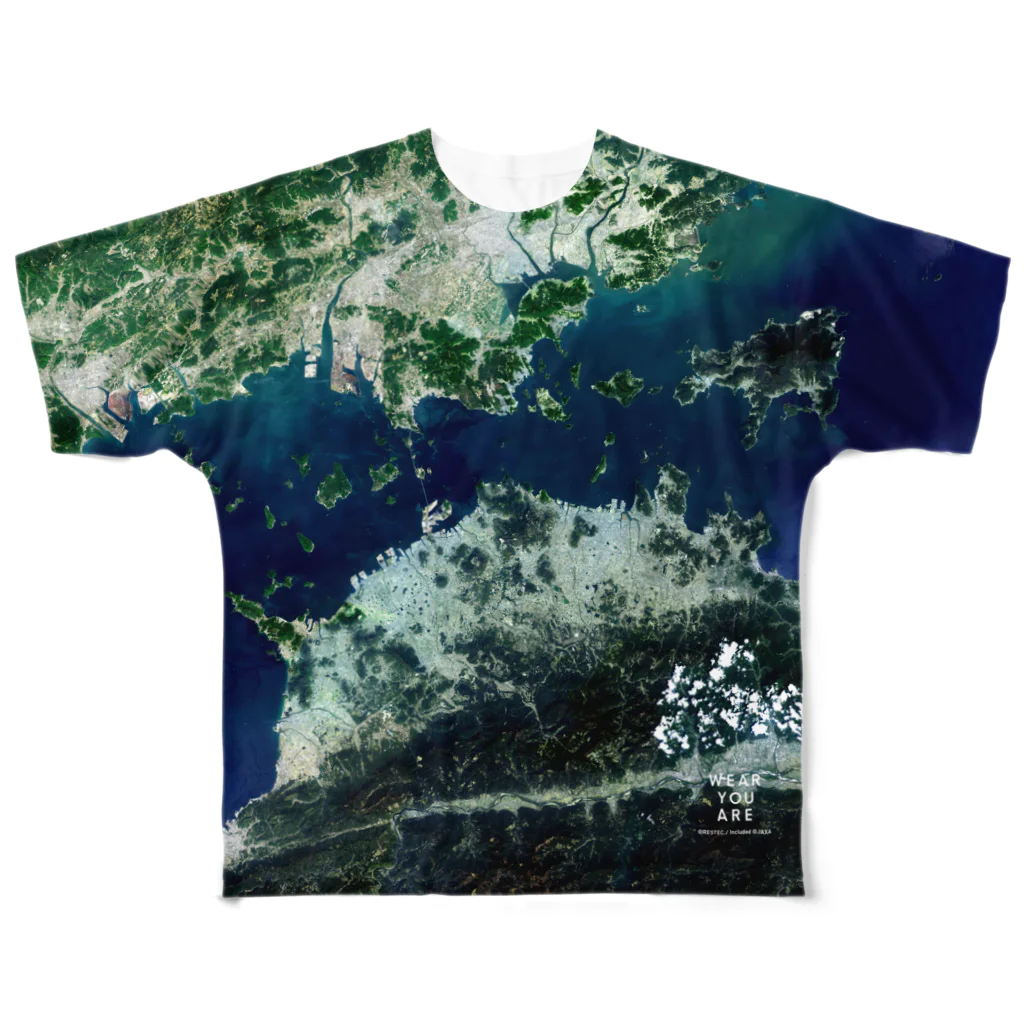 WEAR YOU AREの香川県 坂出市 Tシャツ 両面 All-Over Print T-Shirt