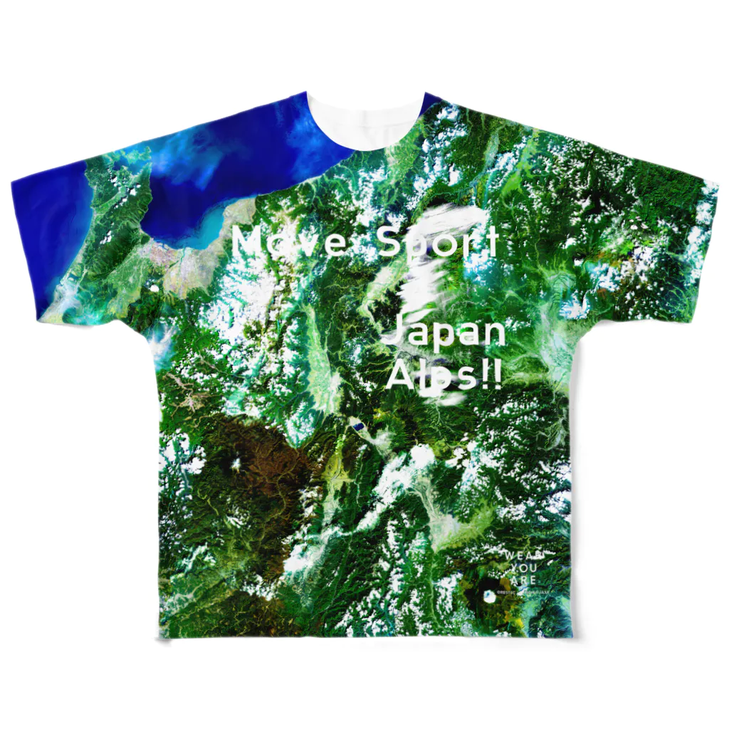 WEAR YOU AREの長野県 上田市 Tシャツ 両面 All-Over Print T-Shirt