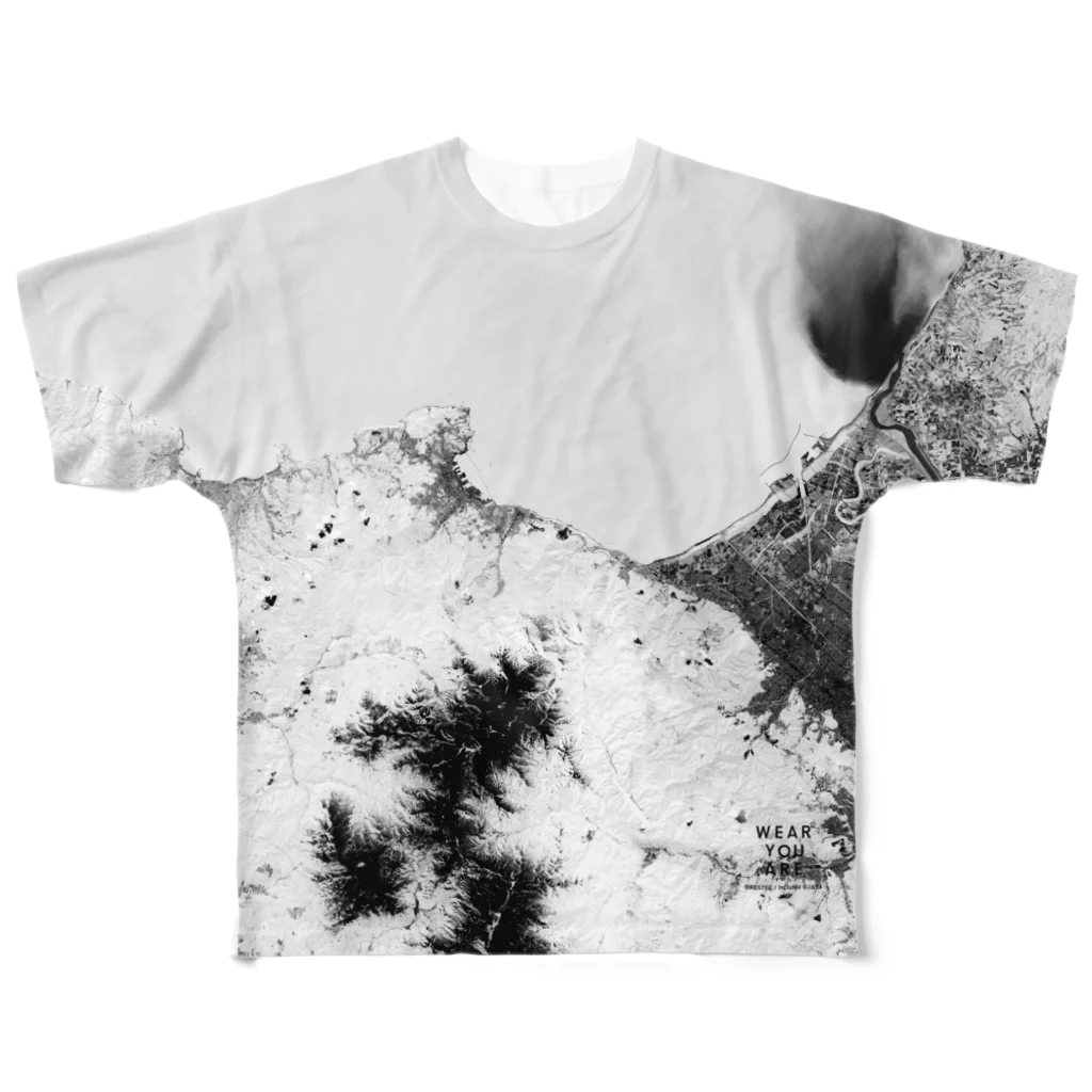 WEAR YOU AREの北海道 小樽市 Tシャツ 両面 All-Over Print T-Shirt