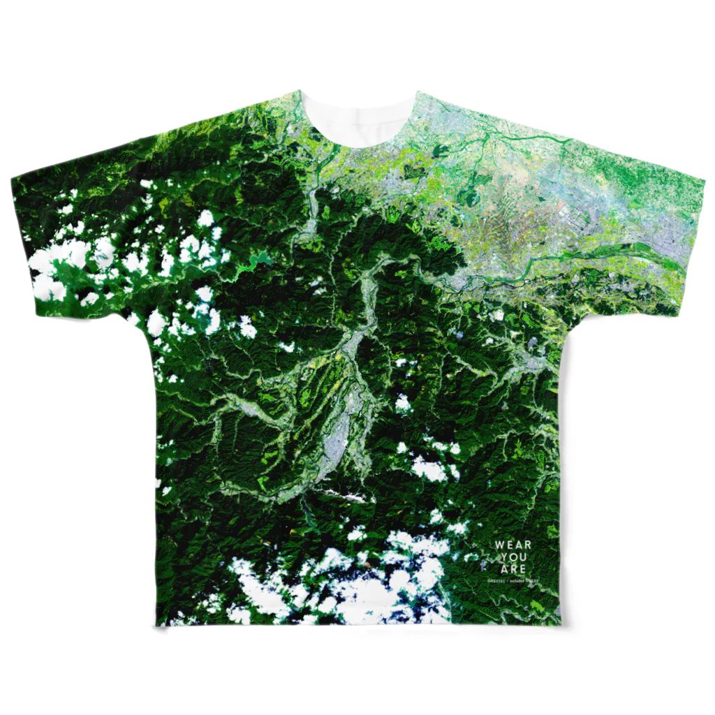 WEAR YOU AREの埼玉県 秩父市 Tシャツ 両面 All-Over Print T-Shirt