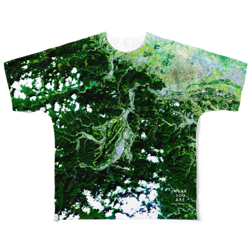 WEAR YOU AREの埼玉県 秩父市 Tシャツ 両面 All-Over Print T-Shirt