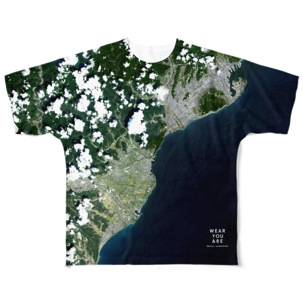 WEAR YOU AREの静岡県 焼津市 Tシャツ 両面 All-Over Print T-Shirt