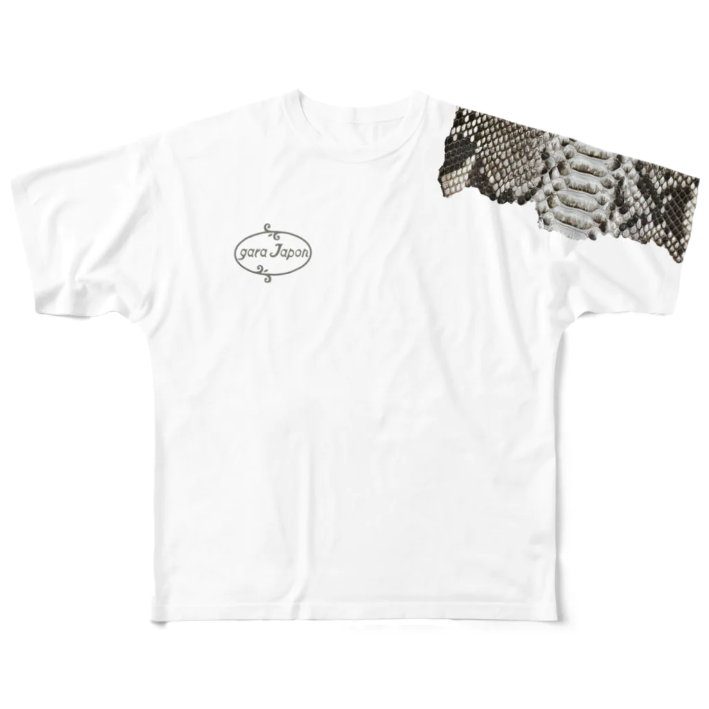 Gatto grigio ガット グリージョのパイソン All-Over Print T-Shirt