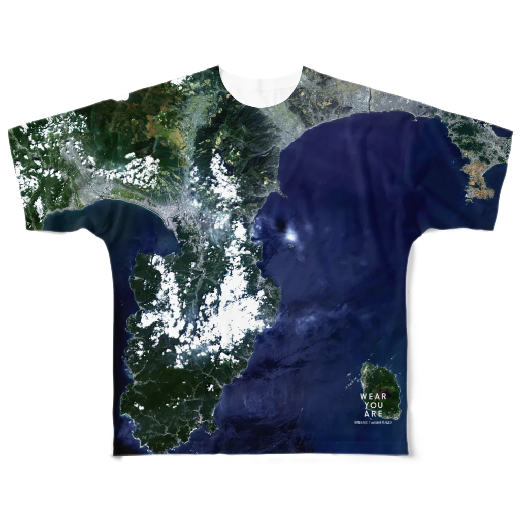 WEAR YOU AREの静岡県 伊東市 Tシャツ 両面 All-Over Print T-Shirt