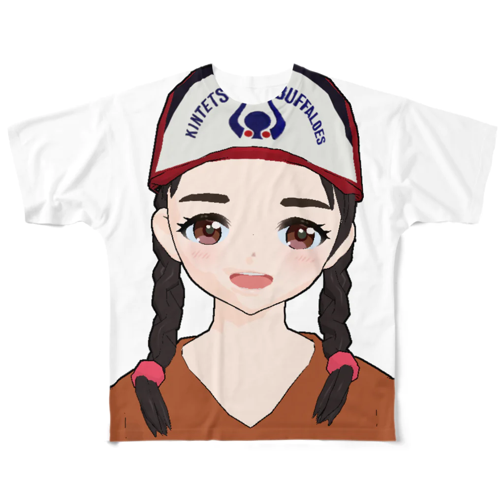 OTJAPONの大きいシュプ フルグラフィックTシャツ