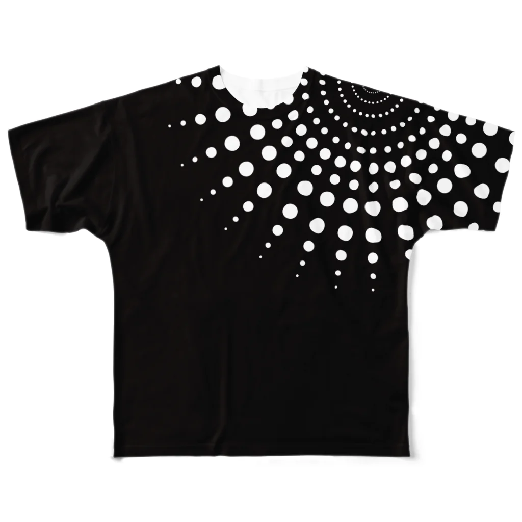 Dot .Dot.の「Dot.Dot.」ロゴ フルグラフィックTシャツ All-Over Print T-Shirt