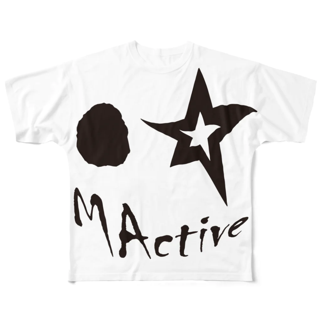 MActive公式(笑)のMActive君オリジナルグッズ フルグラフィックTシャツ