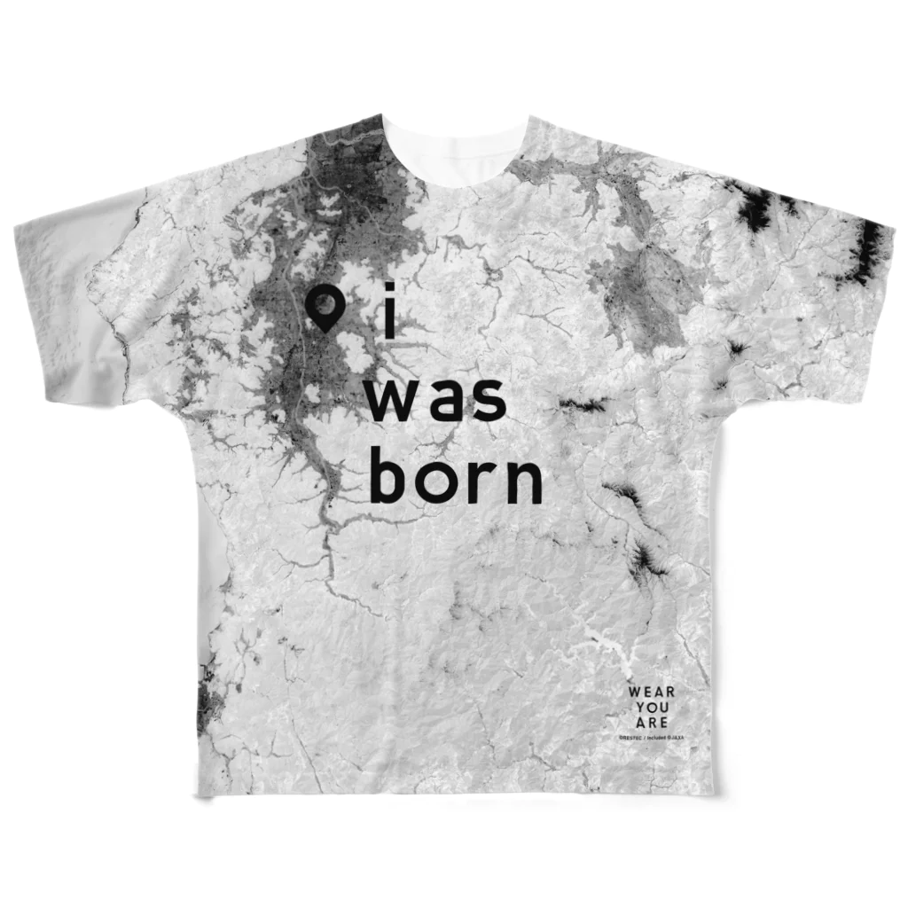 WEAR YOU AREの福井県 鯖江市 Tシャツ 両面 All-Over Print T-Shirt