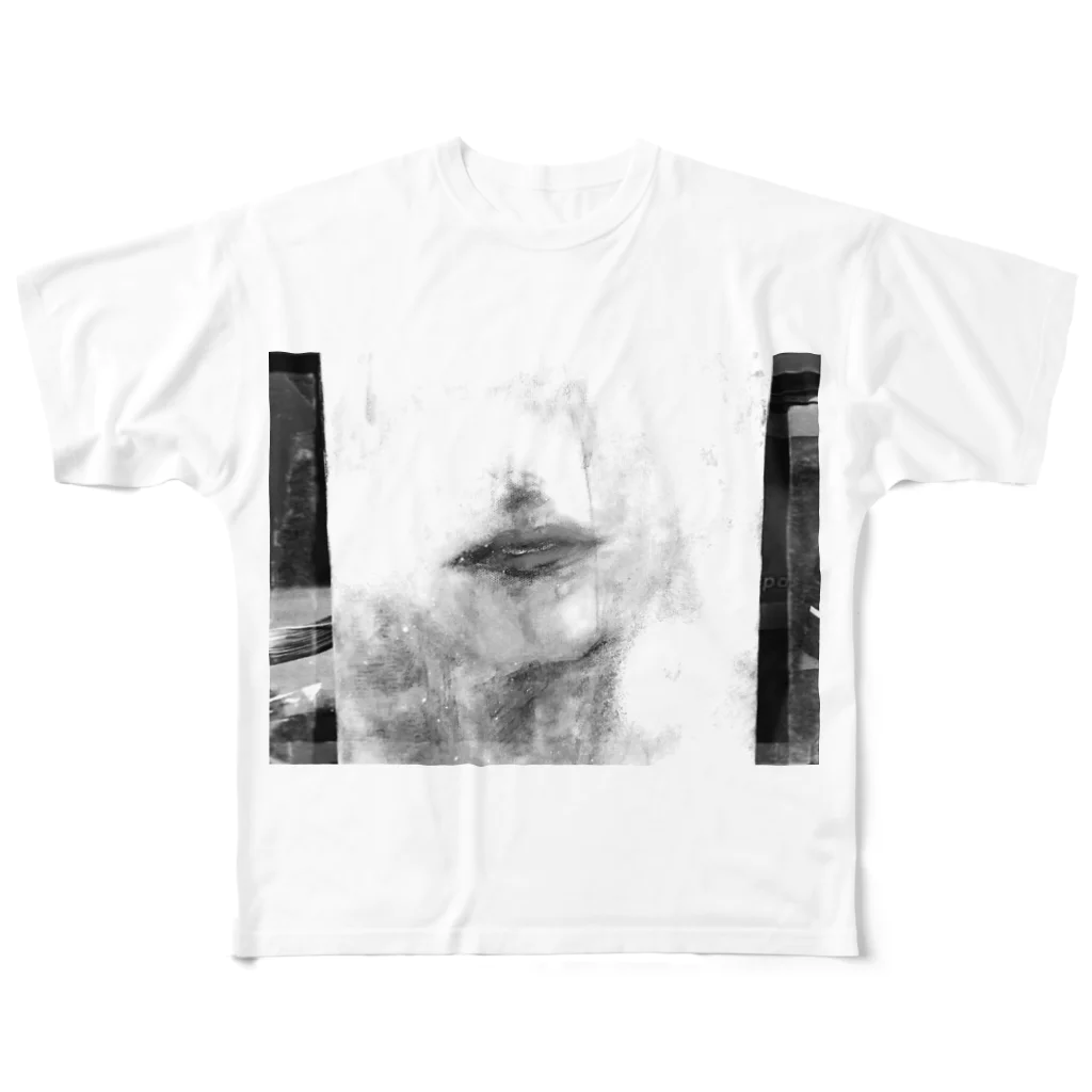 Shun  SaitoのFuzzy kiss All-Over Print T-Shirt