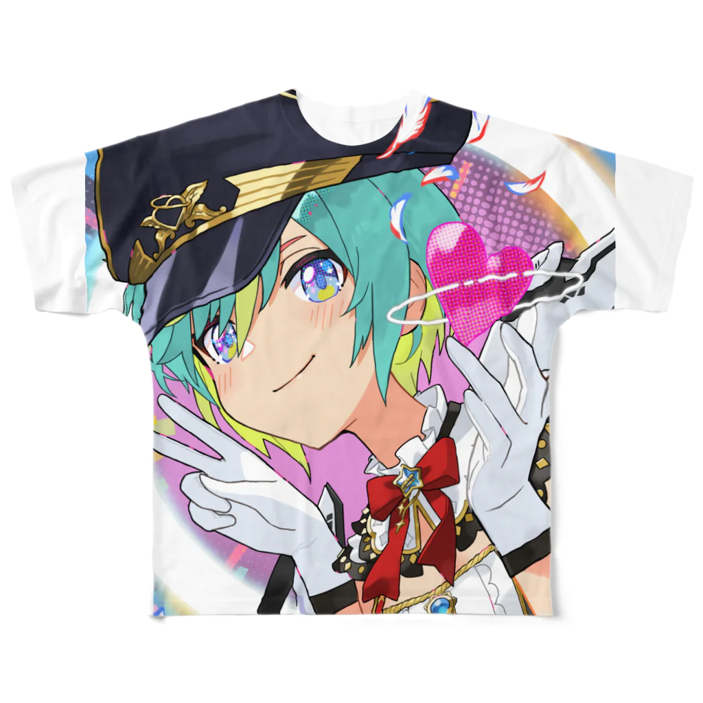 WilGato x MEGAMI ShopのMidori Hibiki - MEGAMI #09275 Merch  All-Over Print T-Shirt