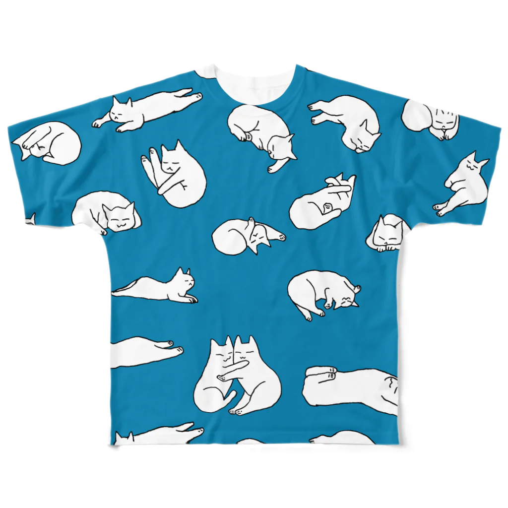 柚多のねむねこ フルグラフィックTシャツ