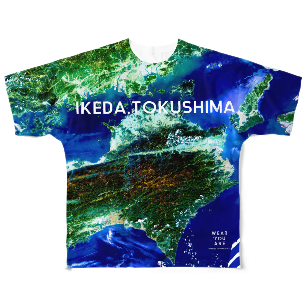 WEAR YOU AREの徳島県 三好郡 Tシャツ 両面 フルグラフィックTシャツ