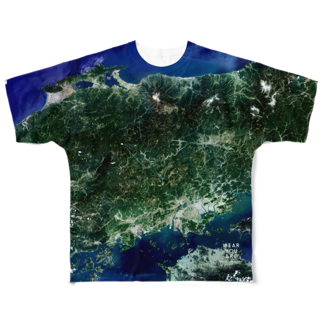 WEAR YOU AREの岡山県 高梁市 Tシャツ 両面 フルグラフィックTシャツ